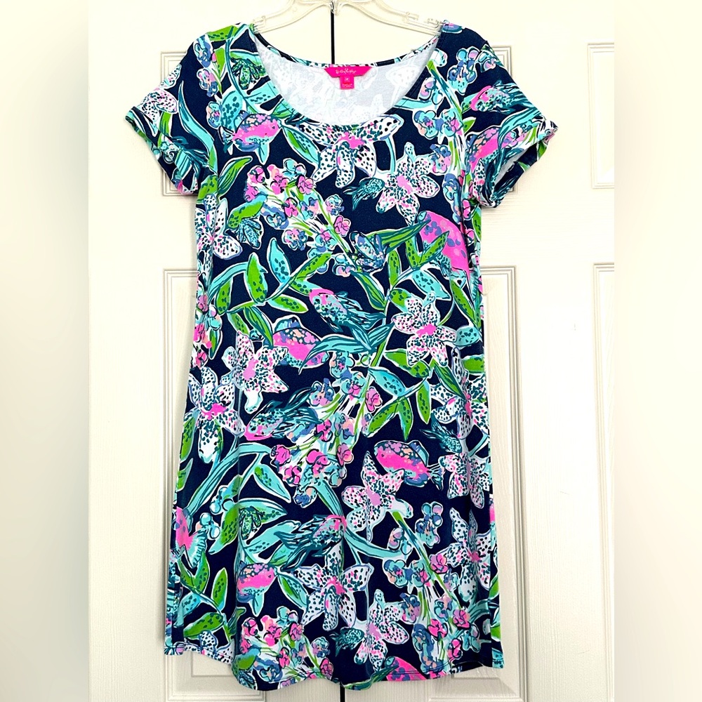 Lilly Pulitzer short sleeved dress, Size M